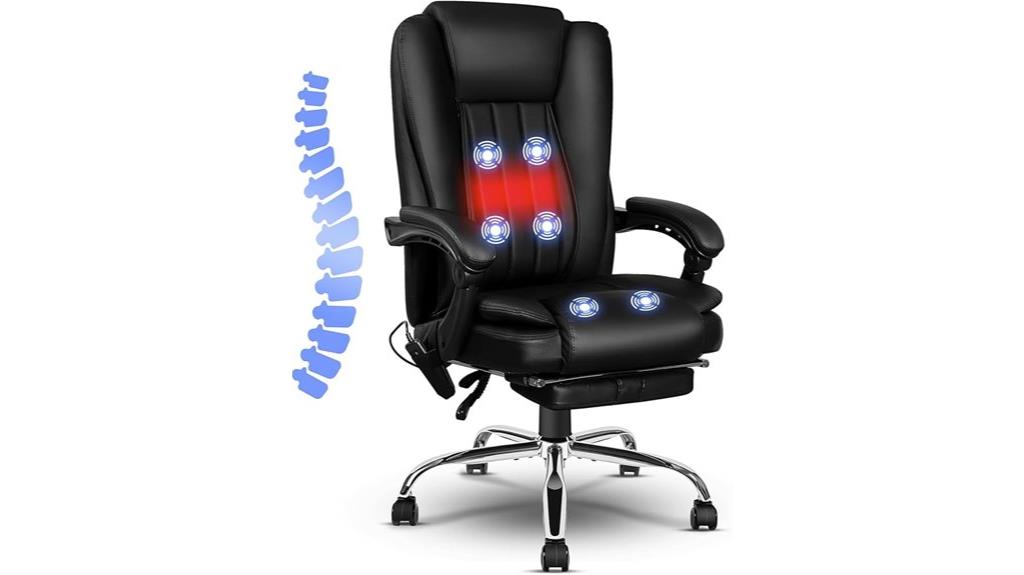massage chair with heat