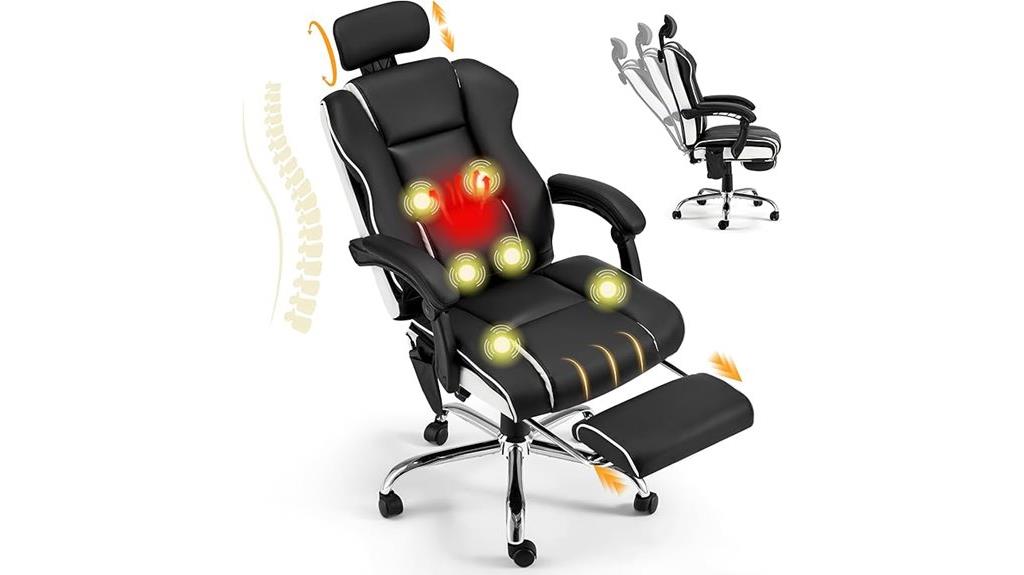 massage chair with heat
