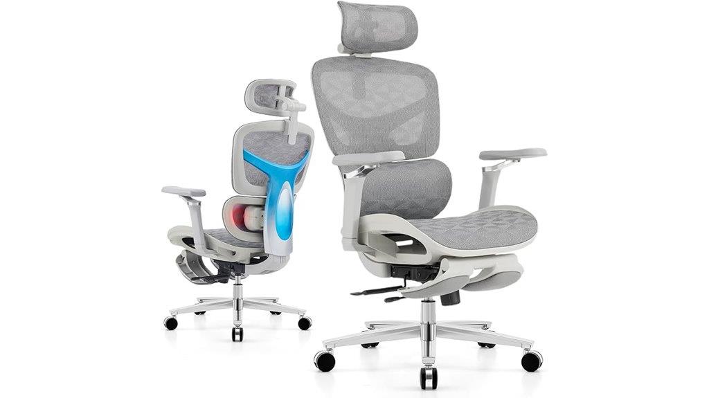 massage equipped ergonomic office chair