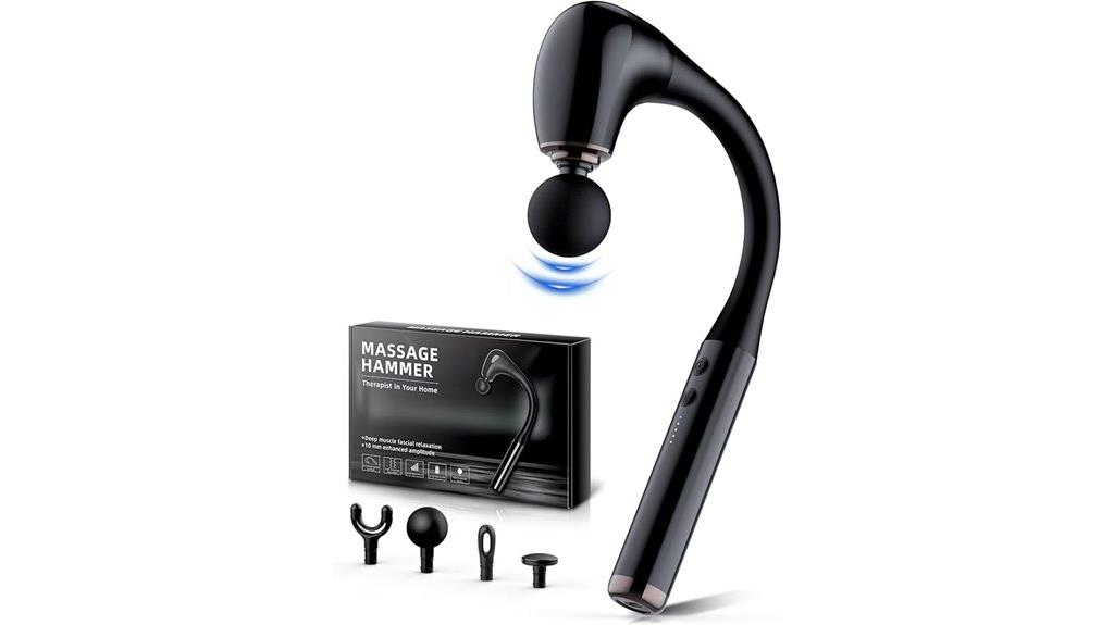 massage gun with attachments