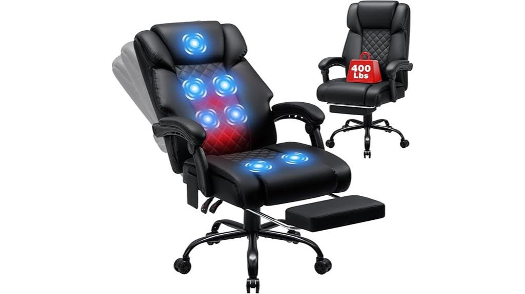 massage office chair features