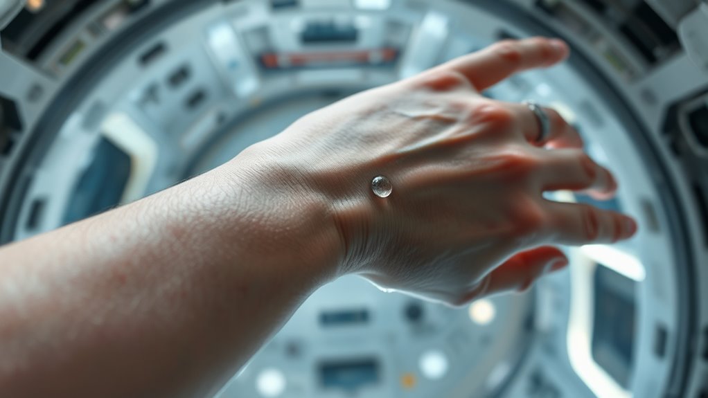 microgravity alters blood flow