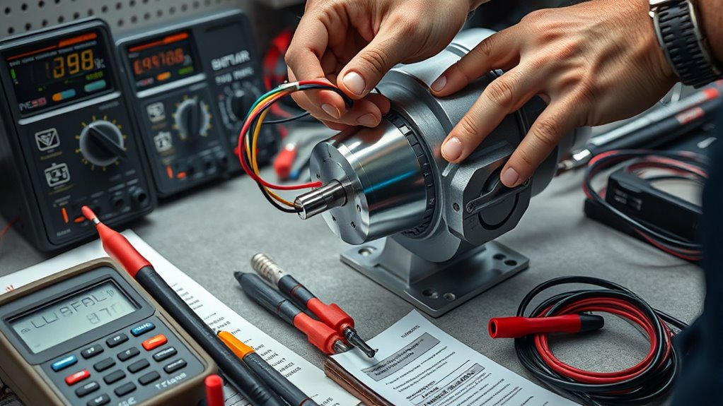 motor calibration and adjustments