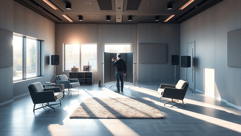 optimize furniture and acoustics