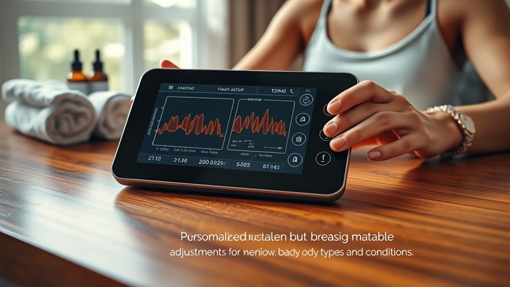 personalized body condition settings