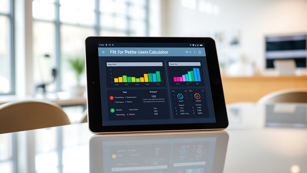 petite fit personal calculator