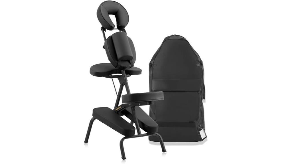 portable aluminum massage chair