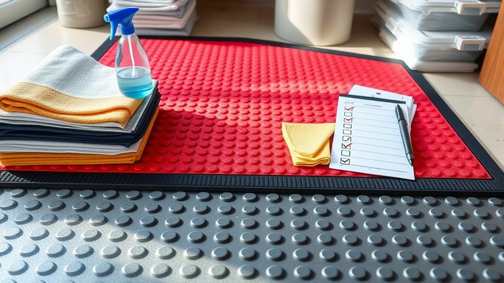 proper flooring and mat maintenance