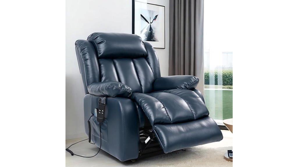 recliner with heat massage