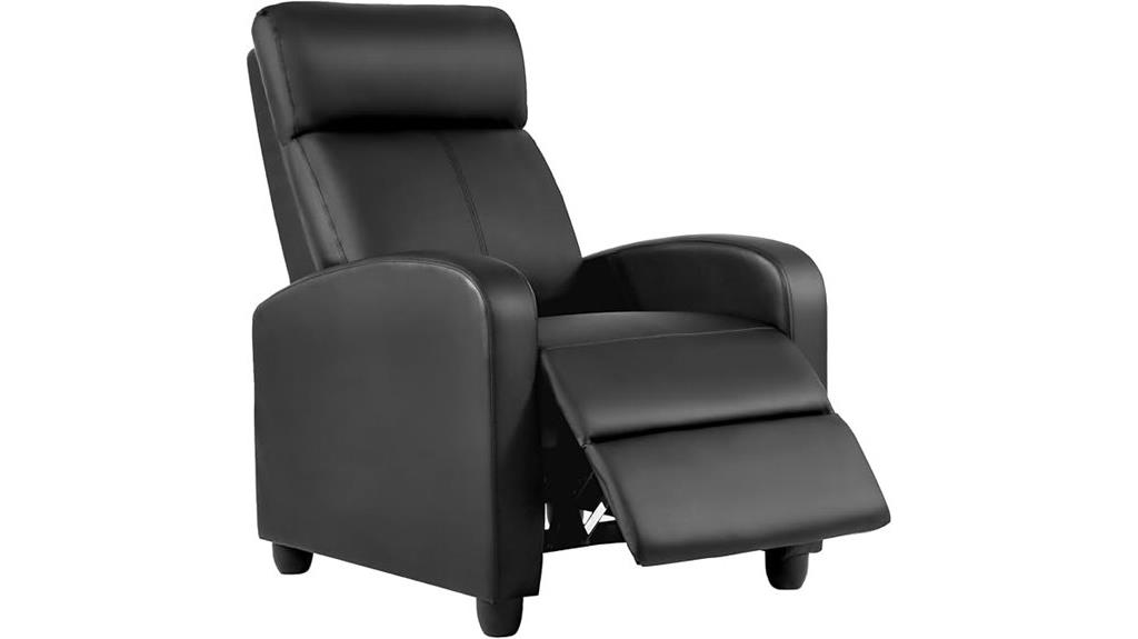 recliner with lumbar support