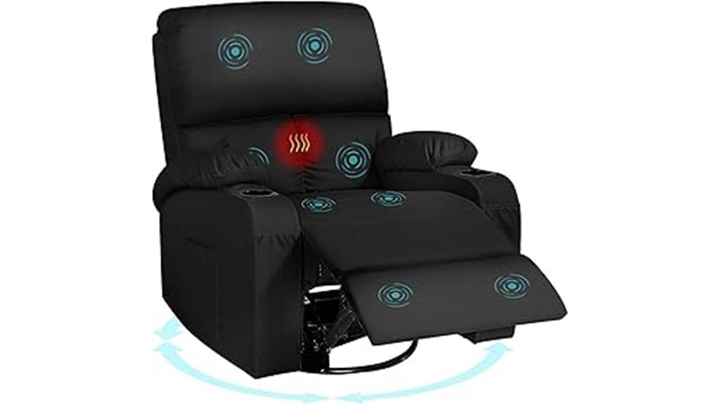 reclining chair with massage