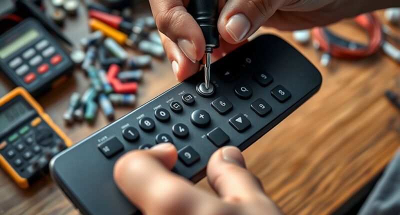 remote battery replacement errors