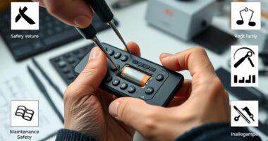 remote battery replacement safety