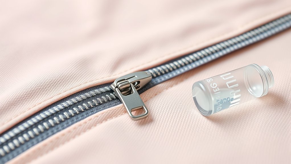 safe zipper lubricant options