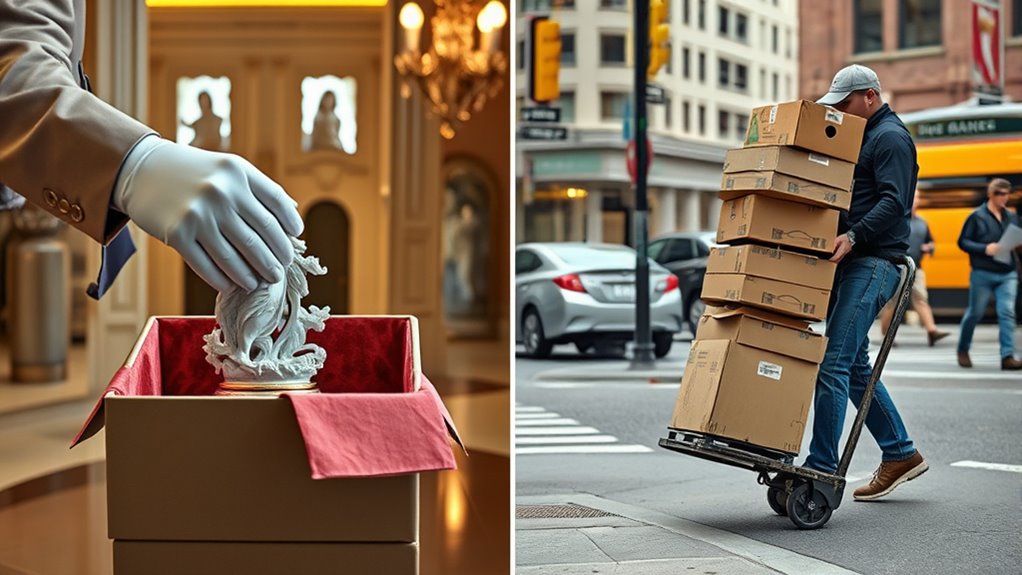 secure handling of sensitive items