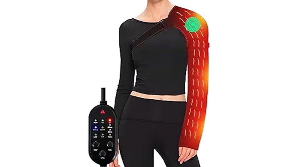 shoulder heating vibration pad