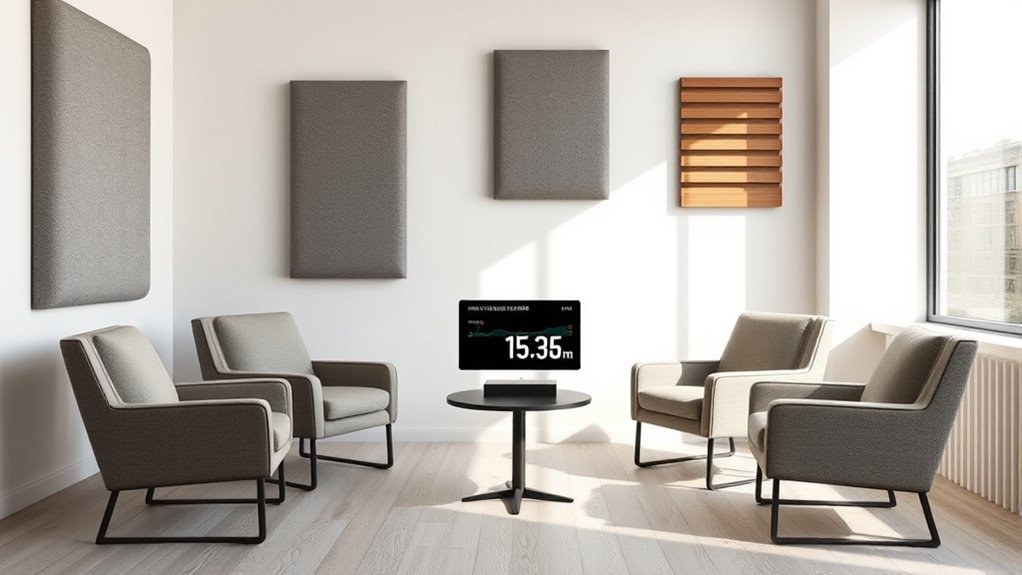 strategic sound absorber placement