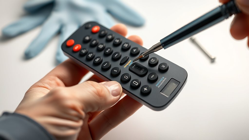 test remote after changing batteries