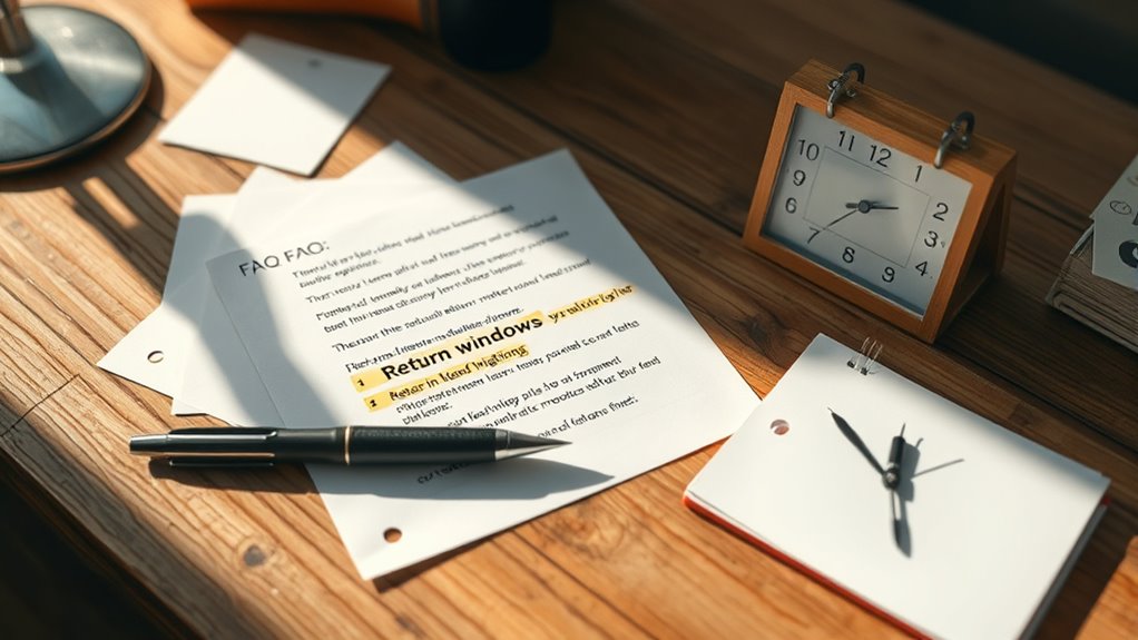 typical store return periods