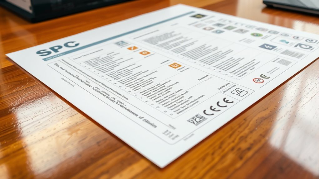 understanding spec sheet elements