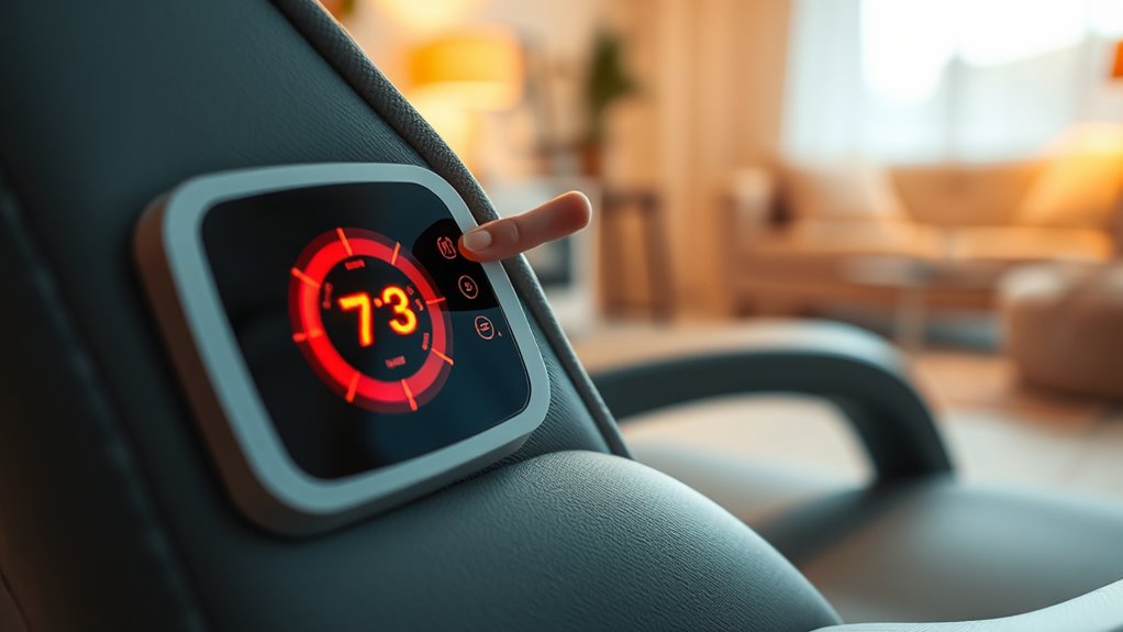 verify device temperature settings