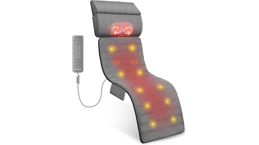 vibrating heated massage mat