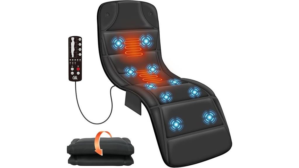 vibration heating massage mat