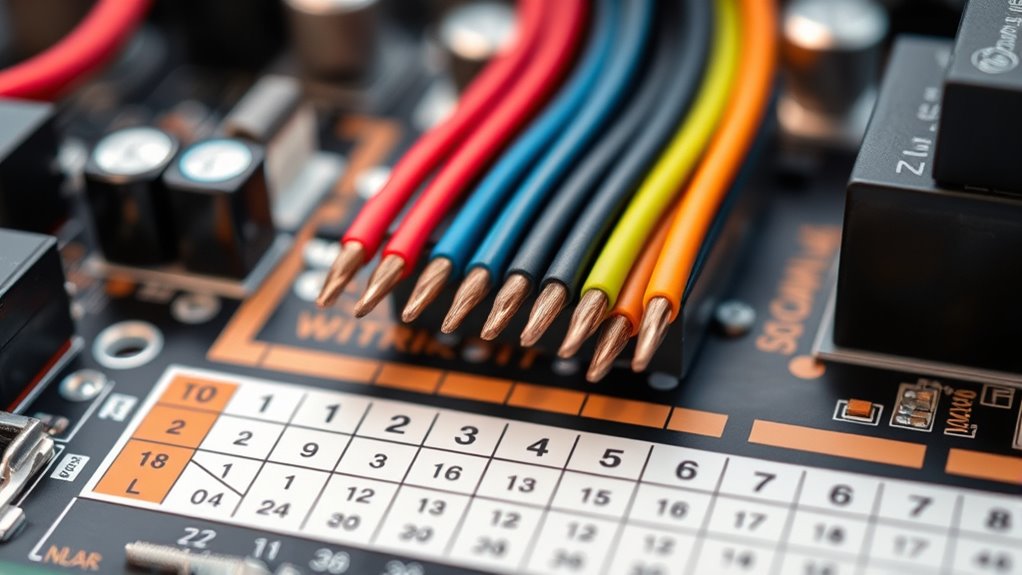 wire gauge ensures safe currents