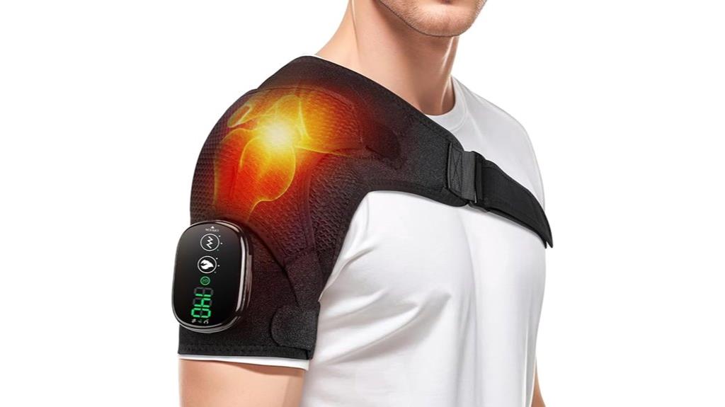 wireless vibrating shoulder wrap