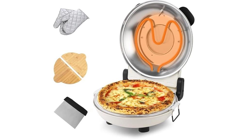 12 inch pizza oven set