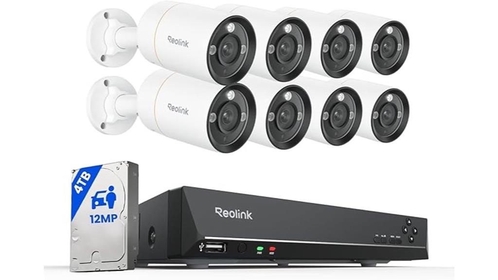 12mp security camera system