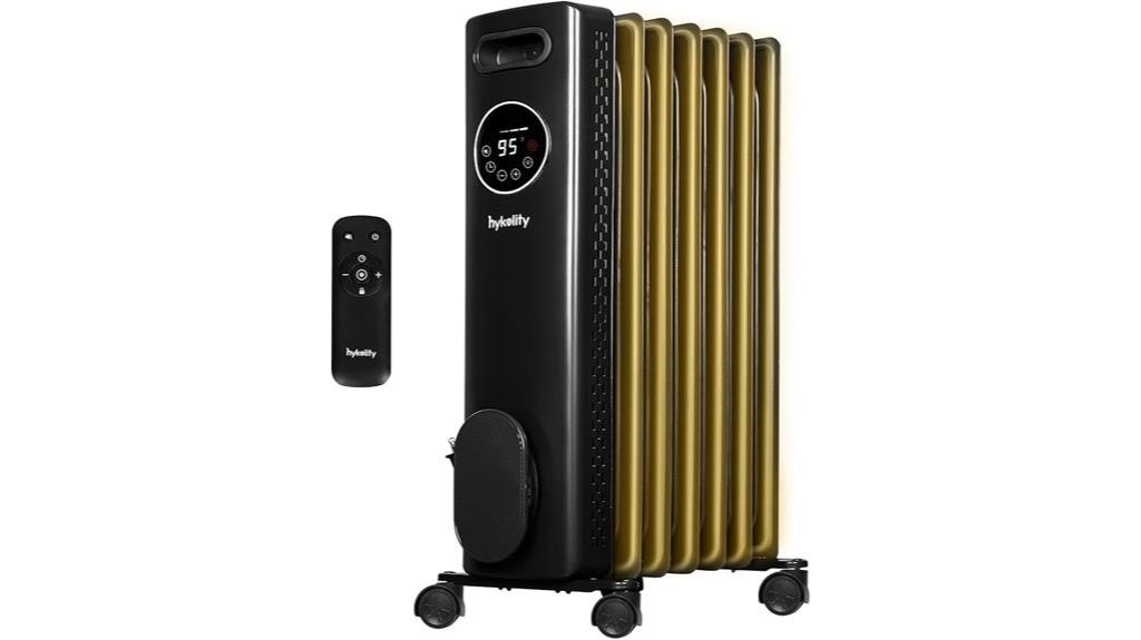 1500w oil heater with remote