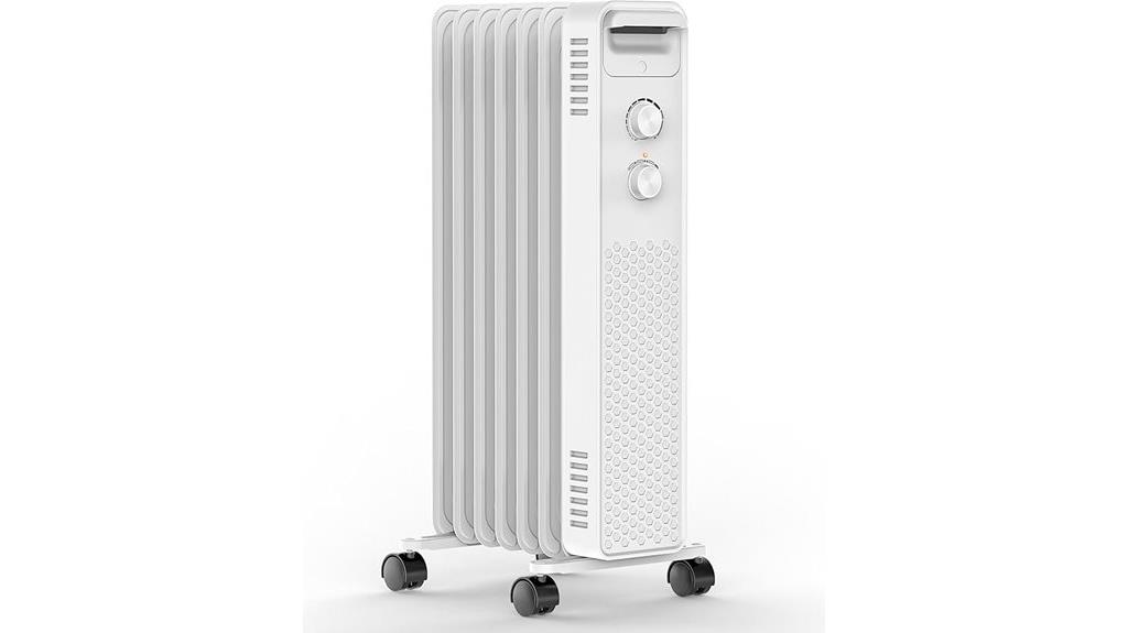 1500w oil radiator heater
