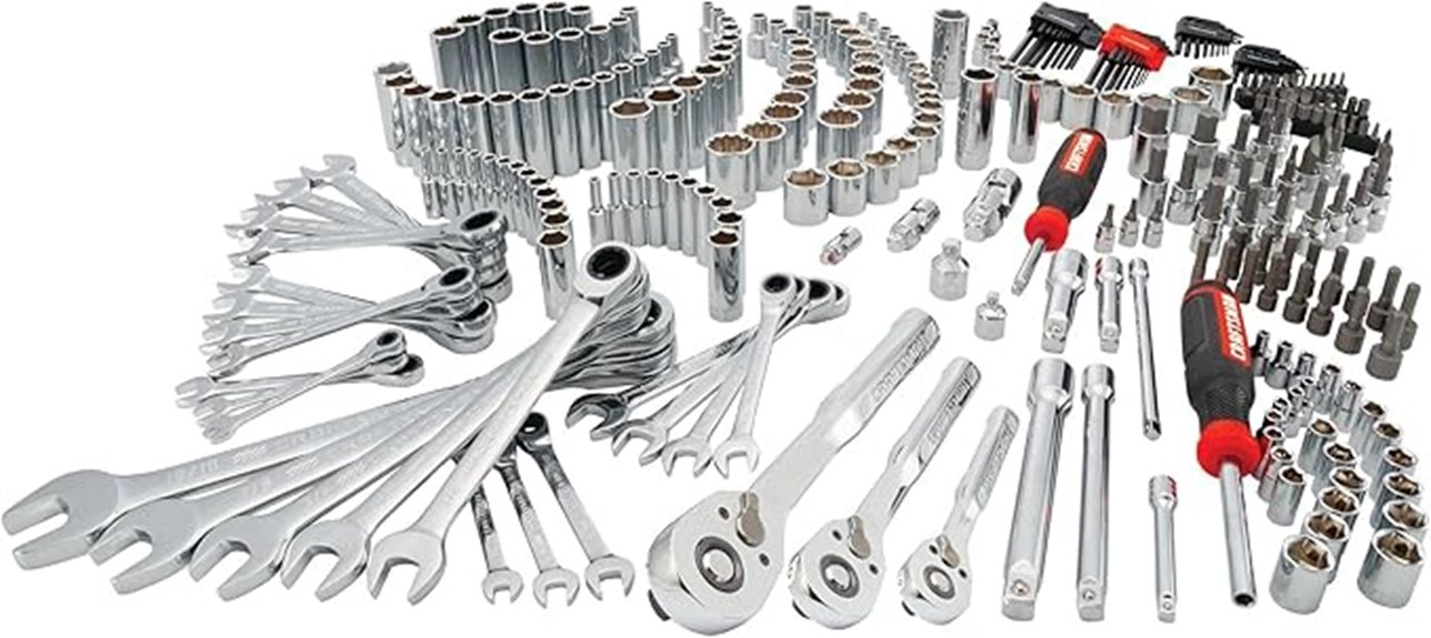 298 piece mechanic tool set