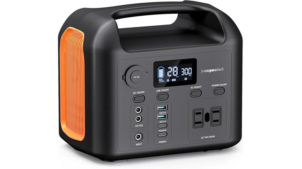 300w portable solar generator