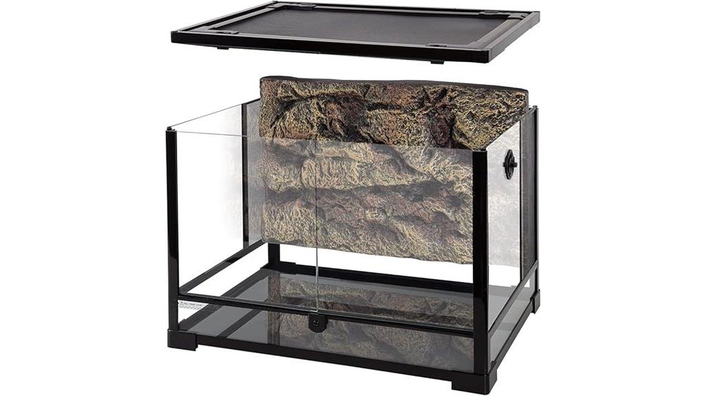 34 gallon glass reptile tank