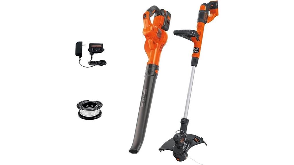 40v cordless blower edger combo