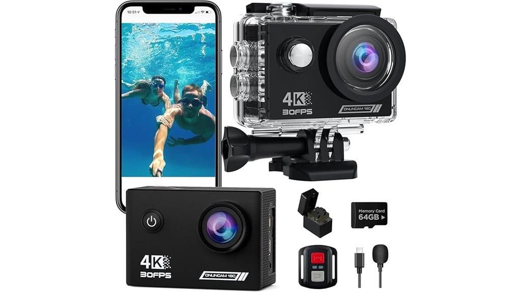 4k action camera bundle
