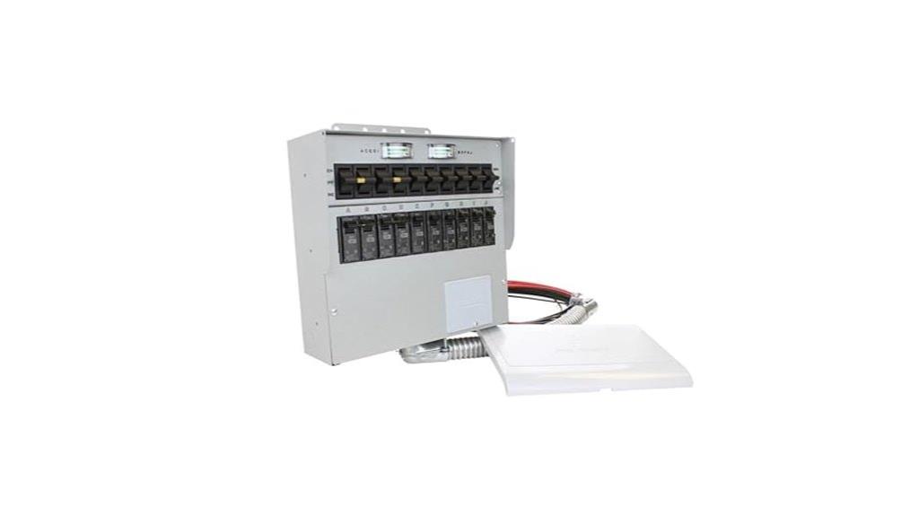 50 amp 10 circuit transfer switch