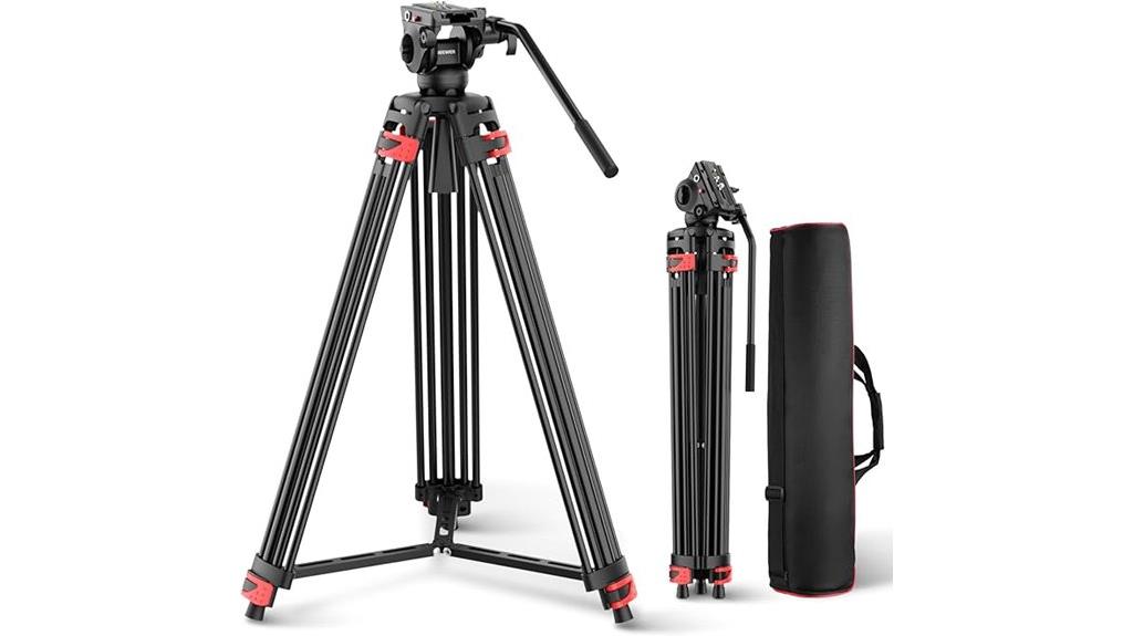 74 inch fluid video tripod