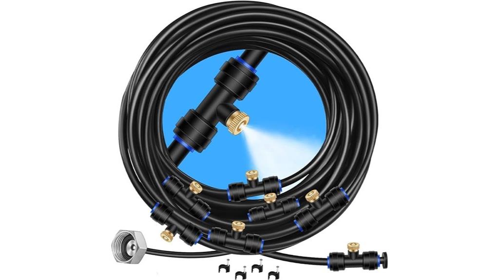 75 foot brass nozzle system