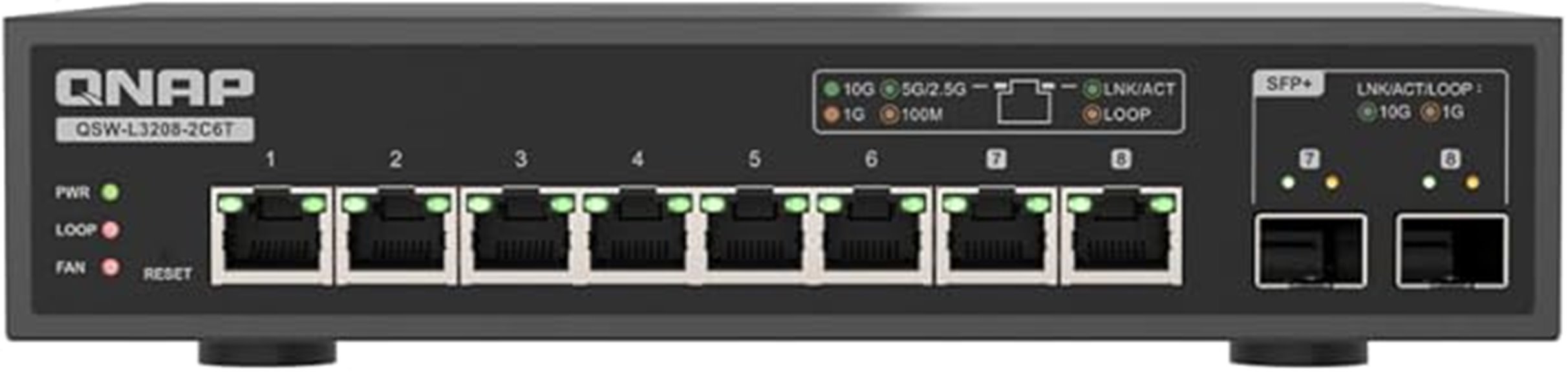 8 port multi gig switch