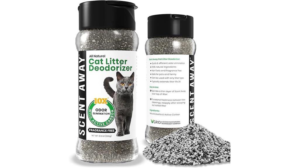 active carbon cat litter deodorizer