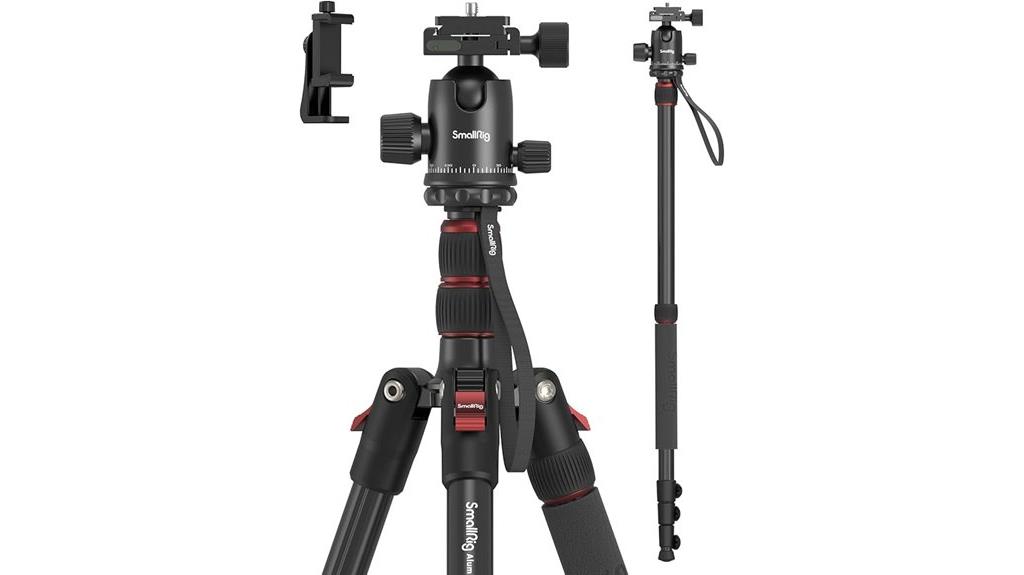 adjustable aluminum tripod