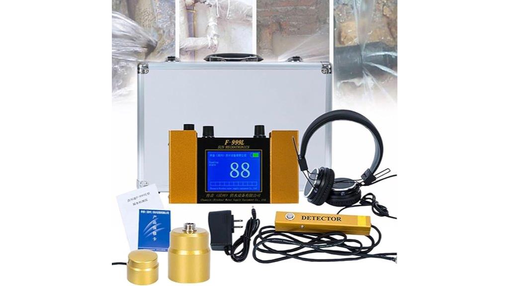 adjustable frequency water leak detector