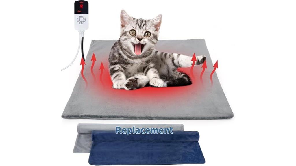 adjustable heated cat bed