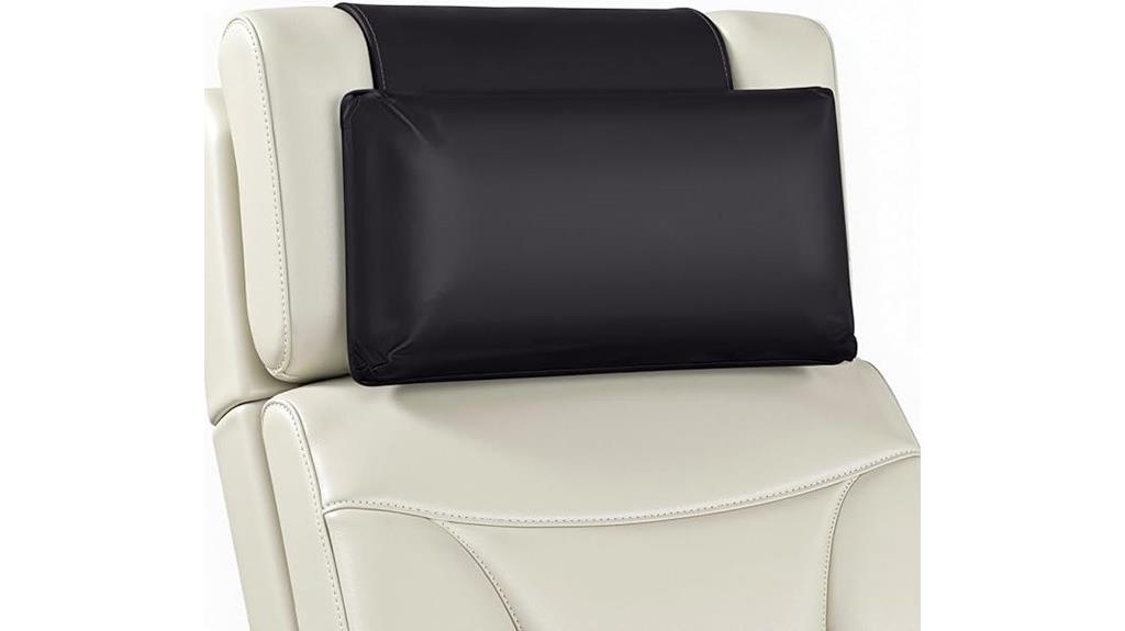 adjustable leather recliner pillow
