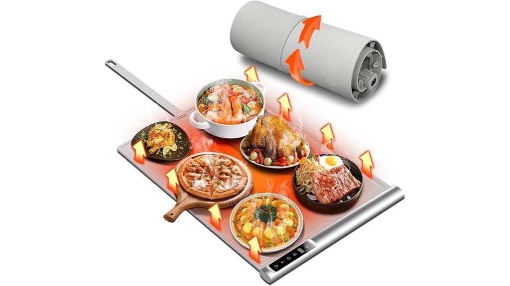 adjustable temperature food warmer