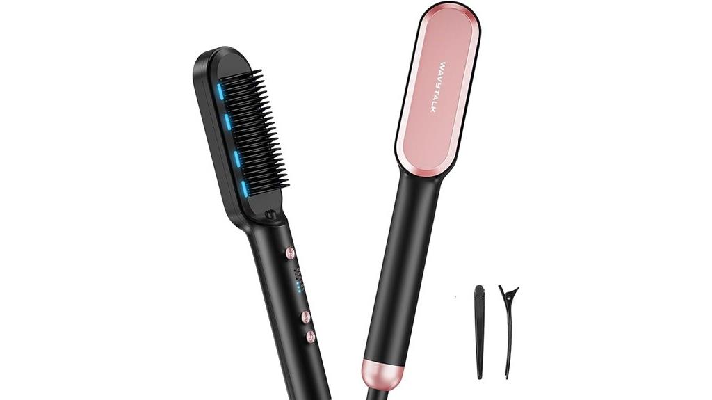adjustable temperature hair straightener