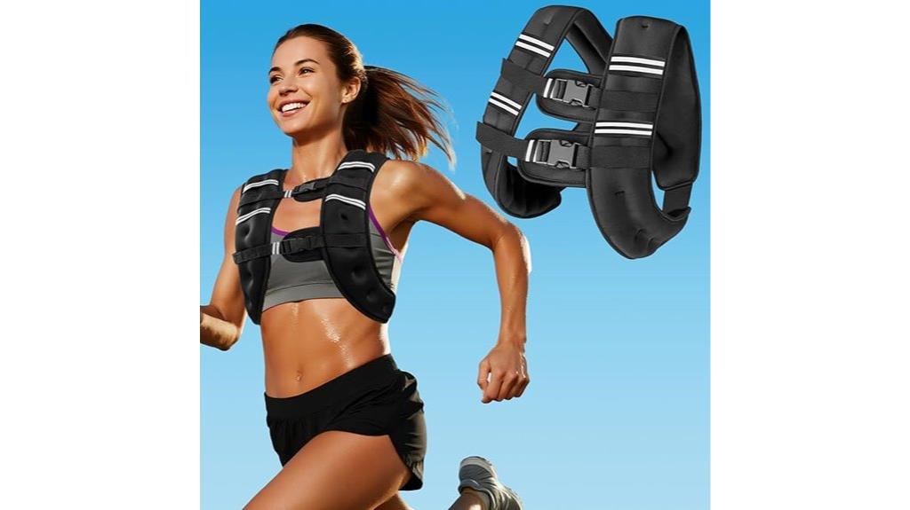 adjustable unisex weighted vest